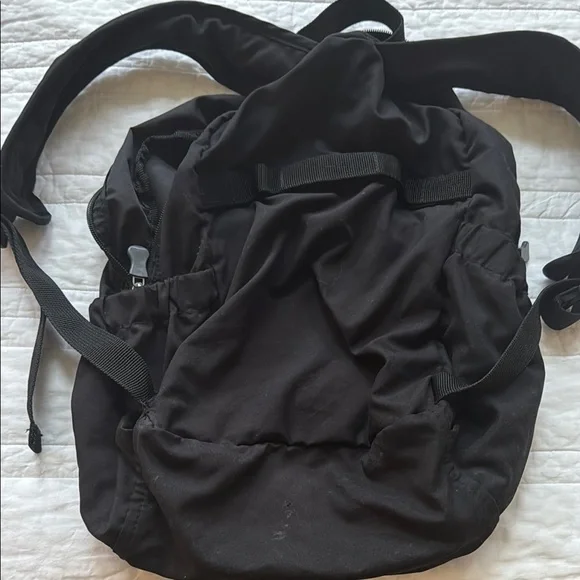 Lightweight Black Minimalist Backpack. - Picture 2 of 3